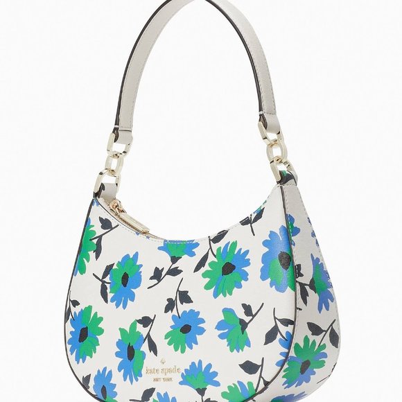 New Kate Spade Kristi Park Posies Crossbody Cream Multi - Picture 2 of 4